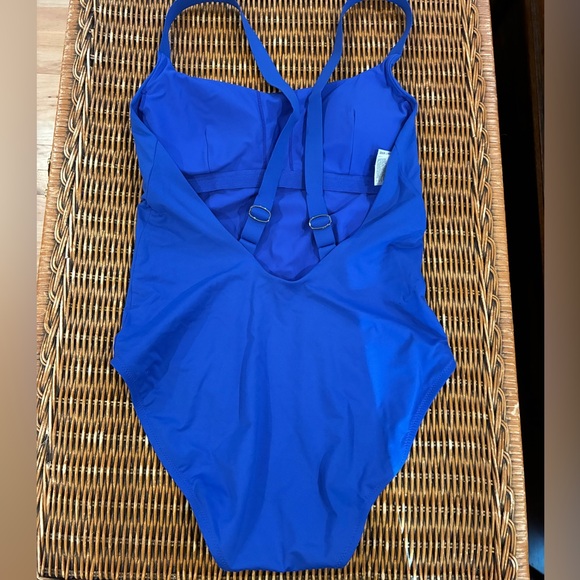 Athleta Swimsuit Hermosa One Piece Cerulean Blue Womens - Picture 4 of 8